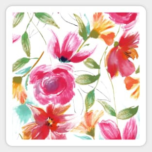 Romantic Floral Sticker